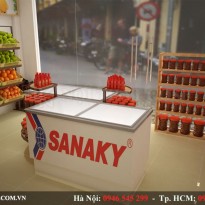 Thiết kế shop hoa quả sạch Bác Tôm - Chị Dung - Tây Sơn